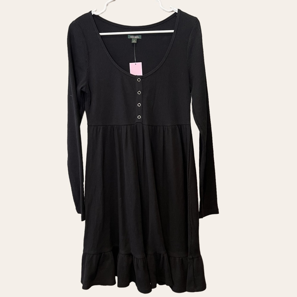 Wild Fable | Black | County Clover Thermal Dress Size M NWT